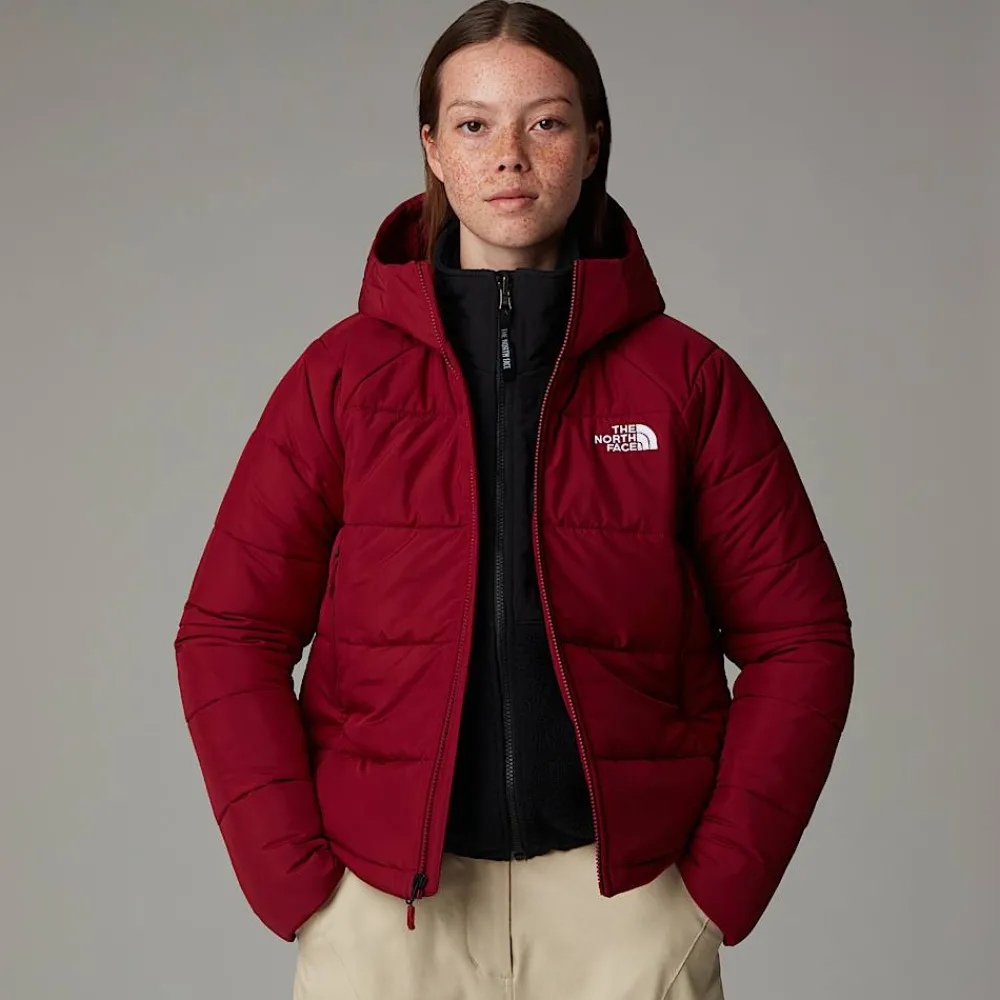 Store The North Face Veste à Capuche Et Isolation Synthétique Design Circulaire Pour Femme Beetroot