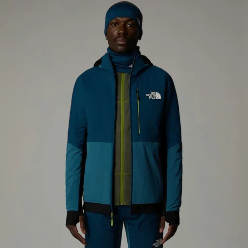 Store The North Face Veste à Capuche Hybride Binntal Ventrix™ Pour Homme Mallard Blue-Midnight Petrol-TNF Black