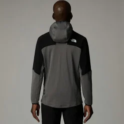 Discount The North Face Veste à Capuche Stormgap Power Grid™ Pour Homme Smoked Pearl-TNF Black