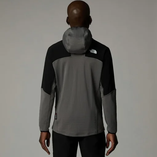 Discount The North Face Veste à Capuche Stormgap Power Grid™ Pour Homme Smoked Pearl-TNF Black