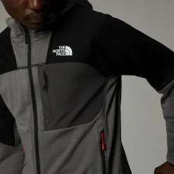 Discount The North Face Veste à Capuche Stormgap Power Grid™ Pour Homme Smoked Pearl-TNF Black