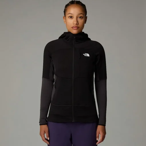Best The North Face Veste à Capuche Stormgap Power Grid™ Pour Femme TNF Black-Asphalt Grey-NPF