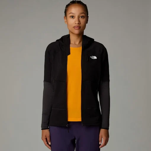 Best The North Face Veste à Capuche Stormgap Power Grid™ Pour Femme TNF Black-Asphalt Grey-NPF