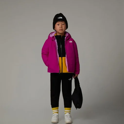 Clearance The North Face Veste à Capuche Zippée Réversible Shasta Pour Enfant Deep Mulberry