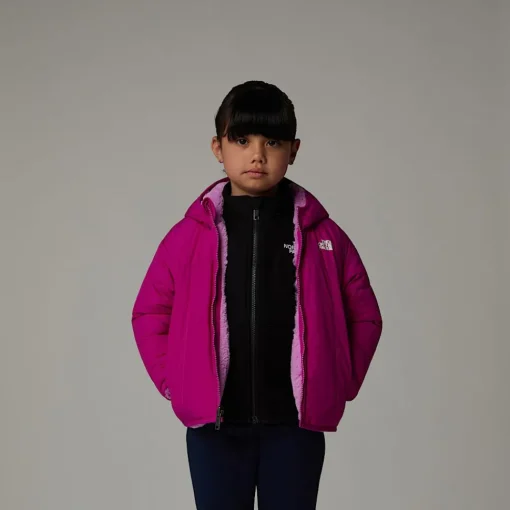 Clearance The North Face Veste à Capuche Zippée Réversible Shasta Pour Enfant Deep Mulberry