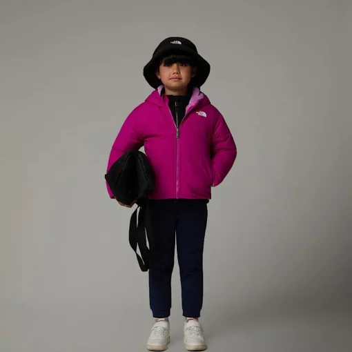 Clearance The North Face Veste à Capuche Zippée Réversible Shasta Pour Enfant Deep Mulberry