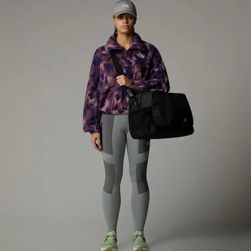 Cheap The North Face Veste à Col Zippé Imprimée Mountain Athletics Pour Femme Midnight Mauve Painted Mountains Print
