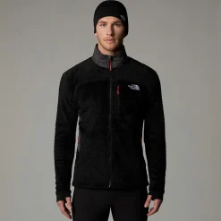 Shop The North Face Veste Alpedge Polartec® High Loft™ Pour Homme TNF Black-Anthracite Grey-High Risk Red