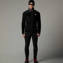 Shop The North Face Veste Alpedge Polartec® High Loft™ Pour Homme TNF Black-Anthracite Grey-High Risk Red