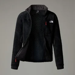 Shop The North Face Veste Alpedge Polartec® High Loft™ Pour Homme TNF Black-Anthracite Grey-High Risk Red