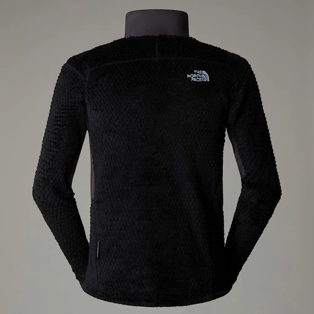 Shop The North Face Veste Alpedge Polartec® High Loft™ Pour Homme TNF Black-Anthracite Grey-High Risk Red