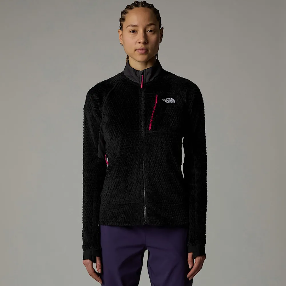 New The North Face Veste Alpedge Polartec® High Loft™ Pour Femme TNF Black-Asphalt Grey