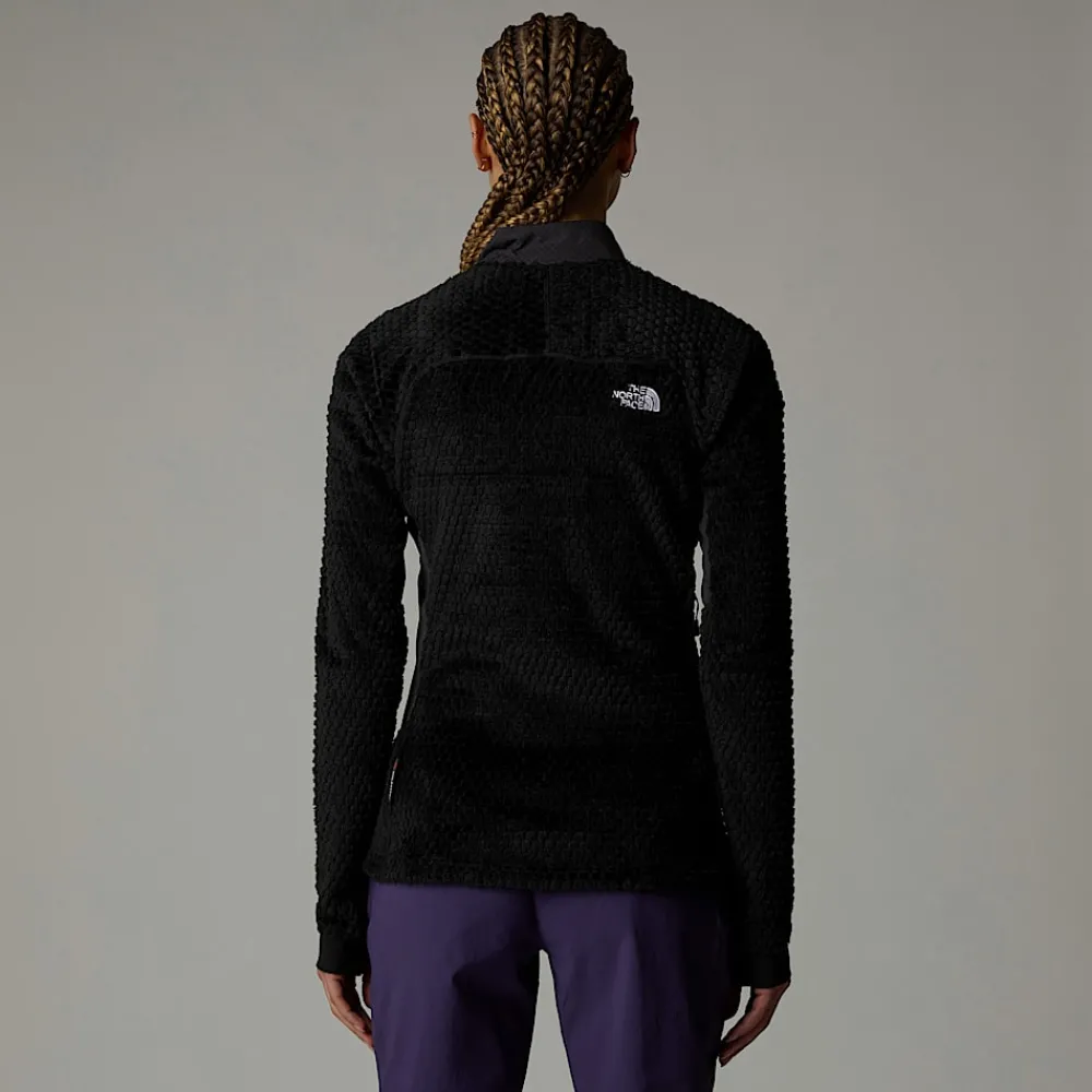 New The North Face Veste Alpedge Polartec® High Loft™ Pour Femme TNF Black-Asphalt Grey