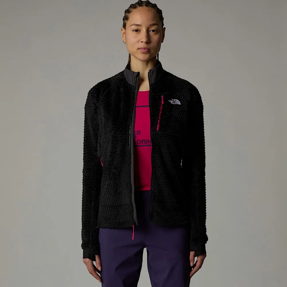 New The North Face Veste Alpedge Polartec® High Loft™ Pour Femme TNF Black-Asphalt Grey