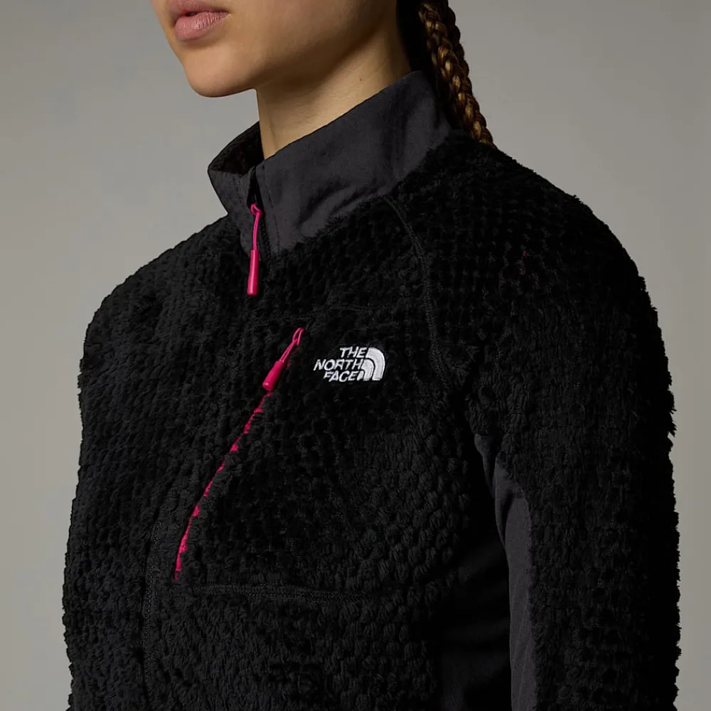 New The North Face Veste Alpedge Polartec® High Loft™ Pour Femme TNF Black-Asphalt Grey