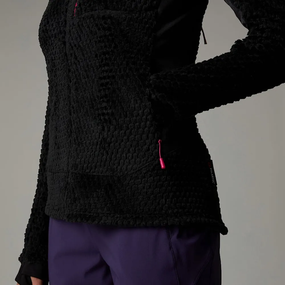 New The North Face Veste Alpedge Polartec® High Loft™ Pour Femme TNF Black-Asphalt Grey