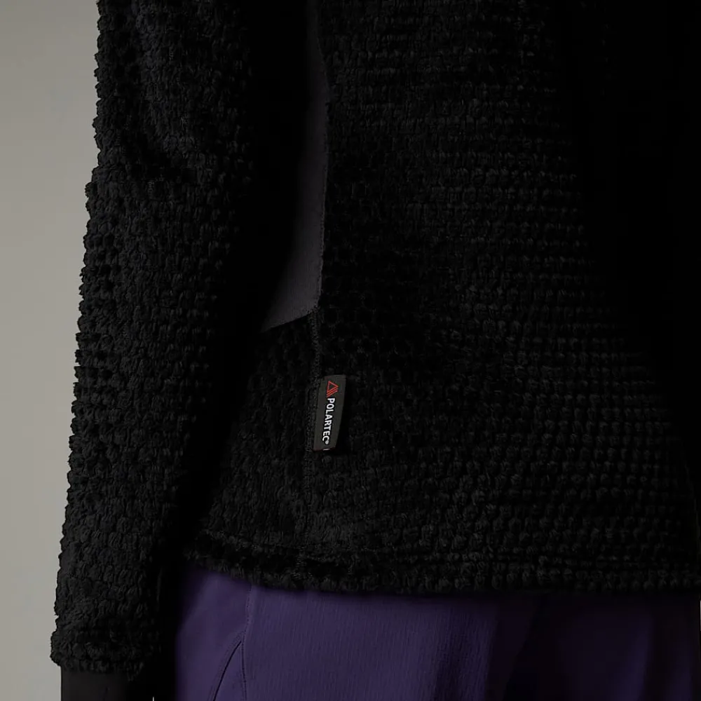 New The North Face Veste Alpedge Polartec® High Loft™ Pour Femme TNF Black-Asphalt Grey