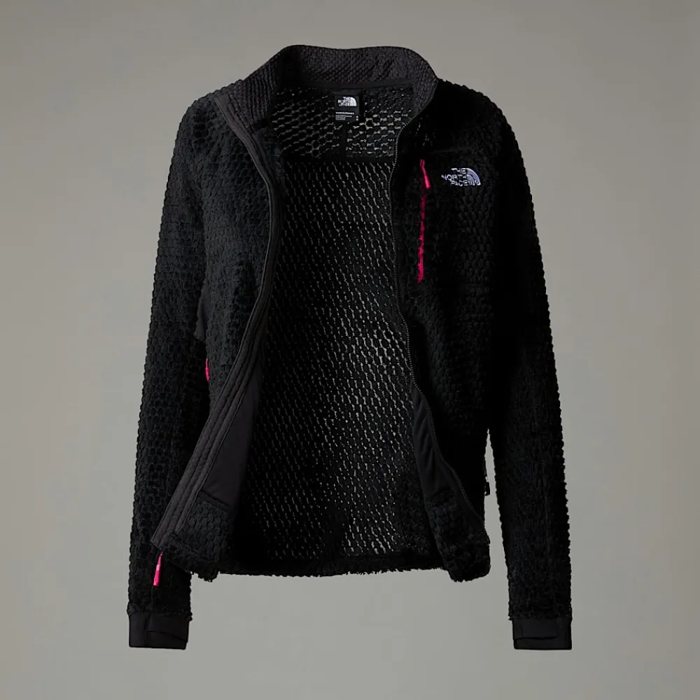 New The North Face Veste Alpedge Polartec® High Loft™ Pour Femme TNF Black-Asphalt Grey