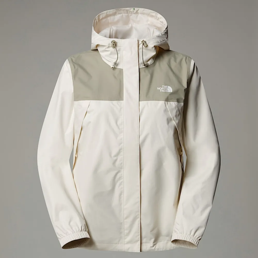 New The North Face Veste Antora Pour Femme White Dune-Clay Grey