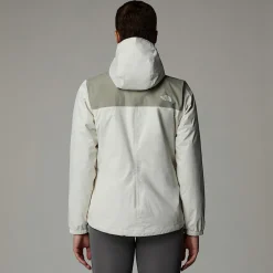 New The North Face Veste Antora Pour Femme White Dune-Clay Grey