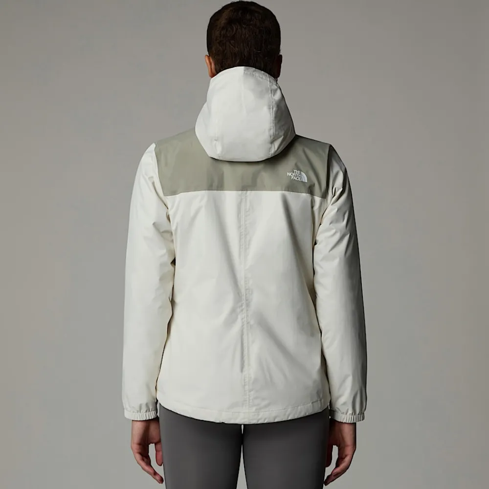New The North Face Veste Antora Pour Femme White Dune-Clay Grey