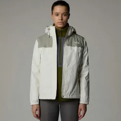 New The North Face Veste Antora Pour Femme White Dune-Clay Grey