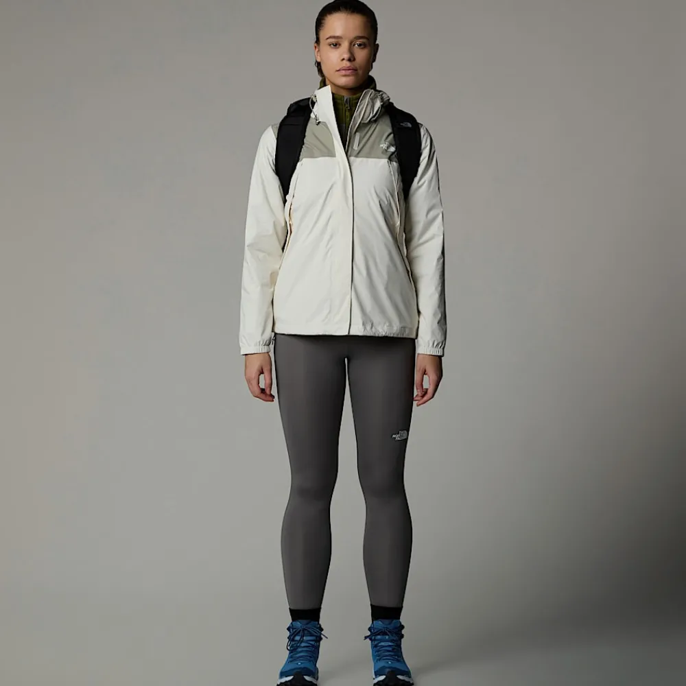 New The North Face Veste Antora Pour Femme White Dune-Clay Grey