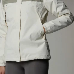 New The North Face Veste Antora Pour Femme White Dune-Clay Grey