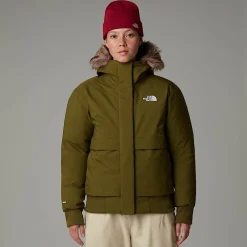 Hot The North Face Veste Bomber Arctic Pour Femme Forest Olive
