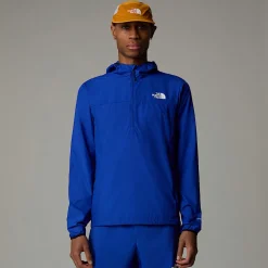 Hot The North Face Veste Coupe-vent à Col Zippé Higher Run Pour Homme TNF Blue