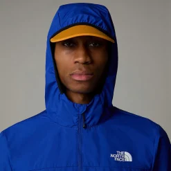 Hot The North Face Veste Coupe-vent à Col Zippé Higher Run Pour Homme TNF Blue