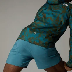 Best The North Face Veste Coupe-vent Higher Run Pour Homme Algae Blue Mountain Traverse Print