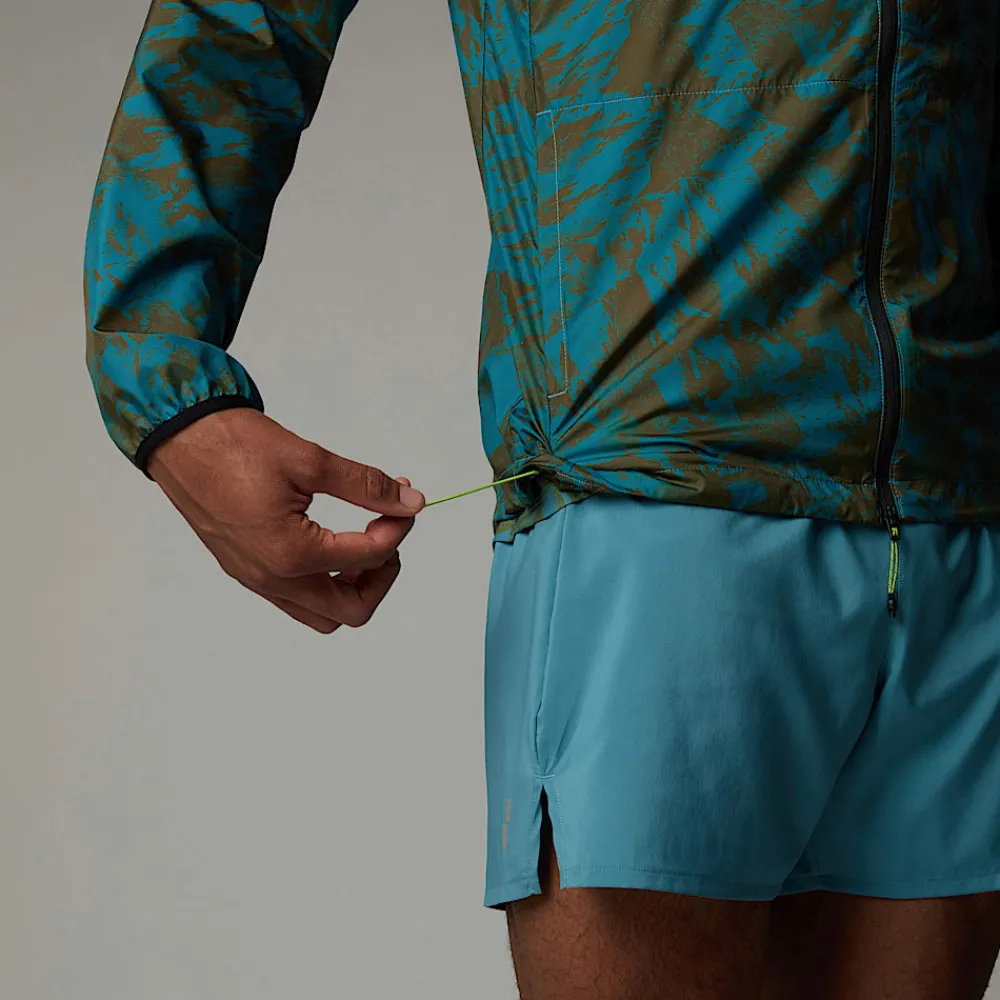 Best The North Face Veste Coupe-vent Higher Run Pour Homme Algae Blue Mountain Traverse Print