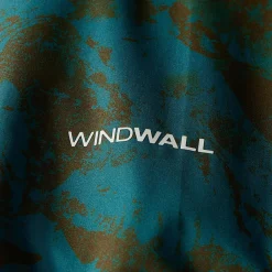 Best The North Face Veste Coupe-vent Higher Run Pour Homme Algae Blue Mountain Traverse Print