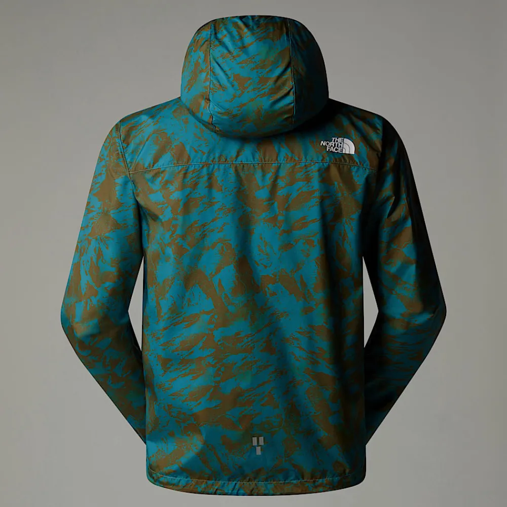 Best The North Face Veste Coupe-vent Higher Run Pour Homme Algae Blue Mountain Traverse Print