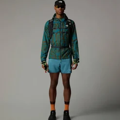 Best The North Face Veste Coupe-vent Higher Run Pour Homme Algae Blue Mountain Traverse Print