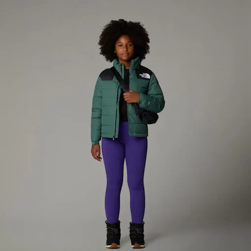 Best The North Face Veste En Duvet Massif Pour Enfant DARK SAGE/TNF BLACK