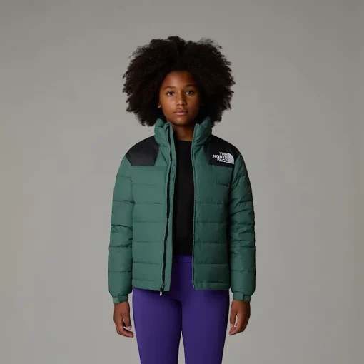 Best The North Face Veste En Duvet Massif Pour Enfant DARK SAGE/TNF BLACK