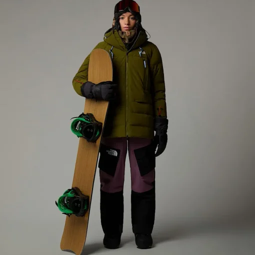 Best The North Face Veste En Duvet Pallie Pour Femme Forest Olive-Forest Olive-TNF Black