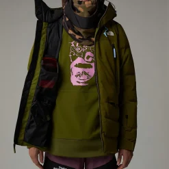 Best The North Face Veste En Duvet Pallie Pour Femme Forest Olive-Forest Olive-TNF Black