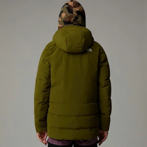 Best The North Face Veste En Duvet Pallie Pour Femme Forest Olive-Forest Olive-TNF Black