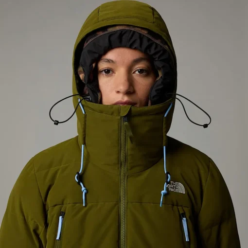 Best The North Face Veste En Duvet Pallie Pour Femme Forest Olive-Forest Olive-TNF Black