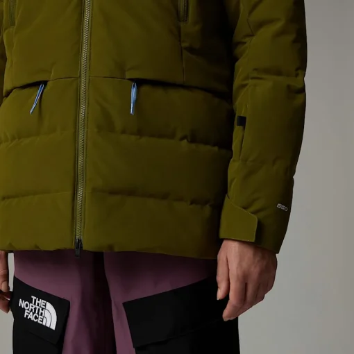 Best The North Face Veste En Duvet Pallie Pour Femme Forest Olive-Forest Olive-TNF Black