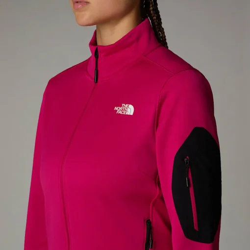 Hot The North Face Veste En Polaire Mistyescape Pour Femme PINK PRIMROSE/TNF WHITE