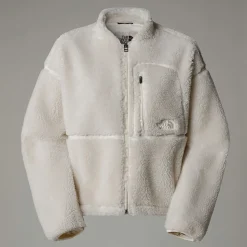 New The North Face Veste En Polaire Zippée Extreme Pile Pour Femme White Dune
