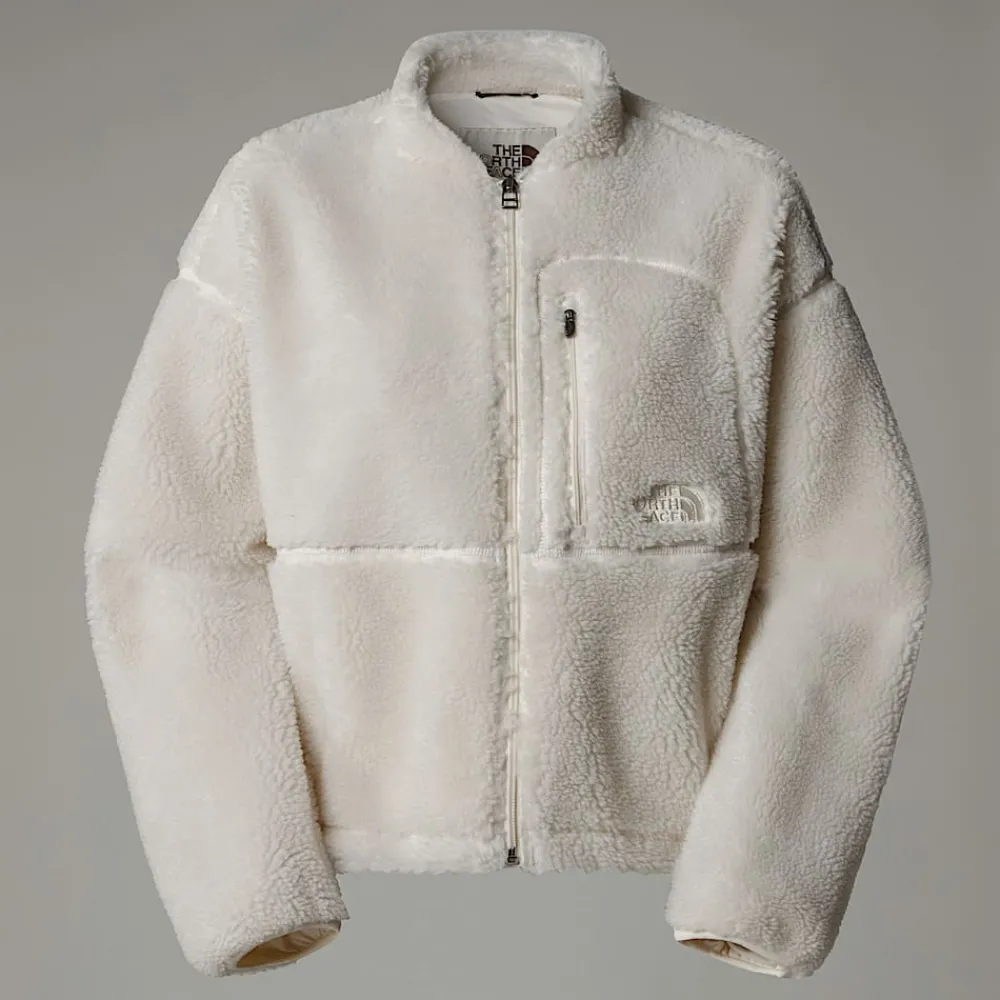 New The North Face Veste En Polaire Zippée Extreme Pile Pour Femme White Dune