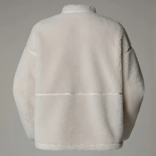 New The North Face Veste En Polaire Zippée Extreme Pile Pour Femme White Dune