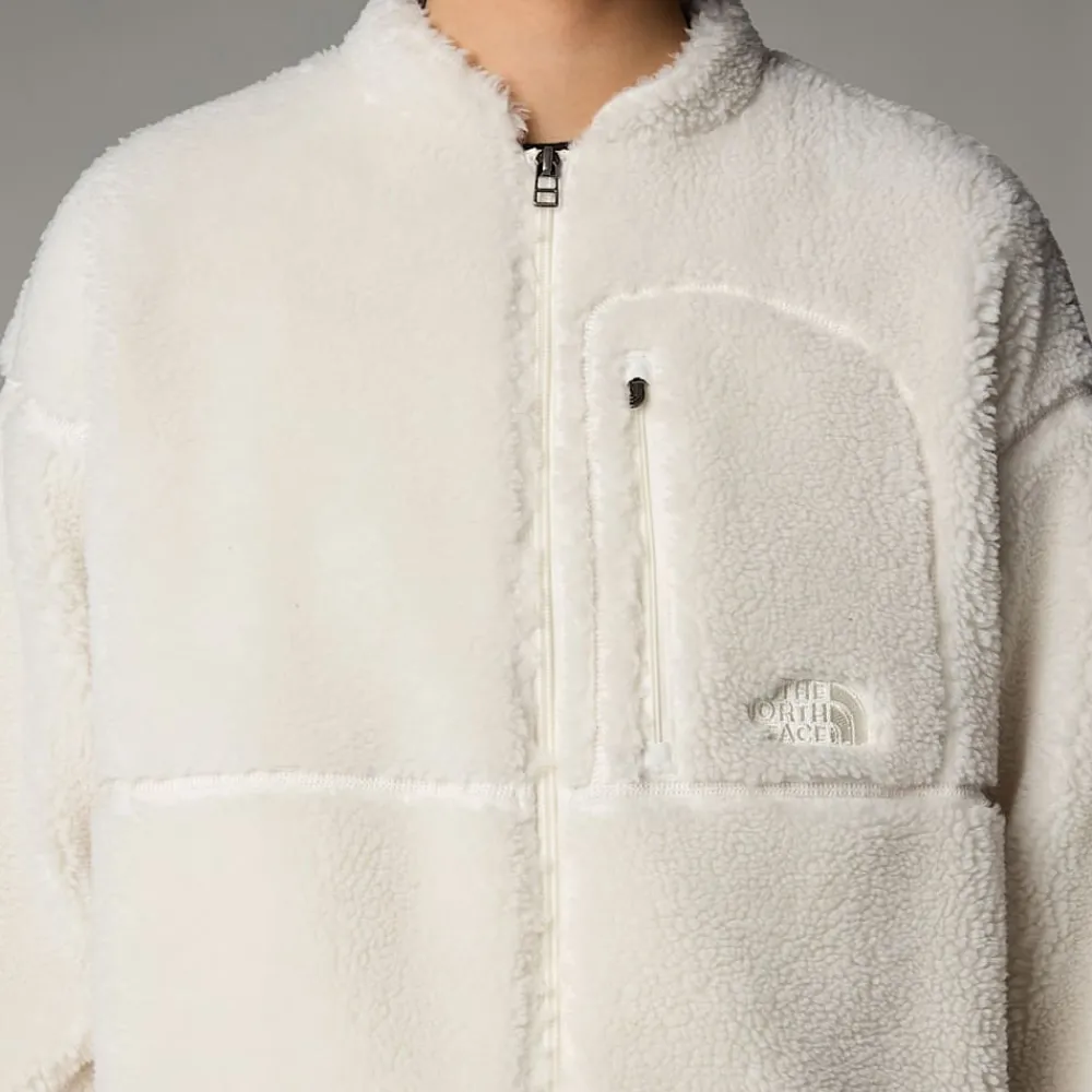 New The North Face Veste En Polaire Zippée Extreme Pile Pour Femme White Dune
