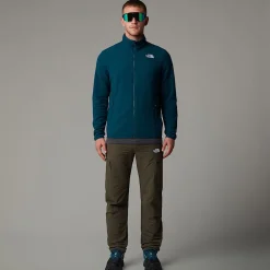 Discount The North Face Veste En Polaire Zippée 100 Glacier Pour Homme Midnight Petrol