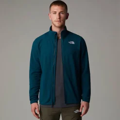 Discount The North Face Veste En Polaire Zippée 100 Glacier Pour Homme Midnight Petrol